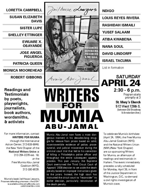 Natioanal Writers Union for Mumia